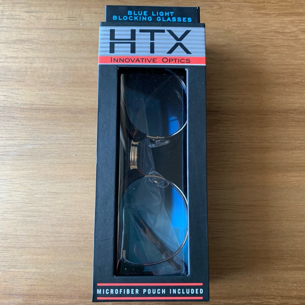 HTX Blue Light Blocking Glasses NWT